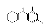 6,8-difluoro-2,3,4,9-tetrahydro-1H-carbazole Structure
