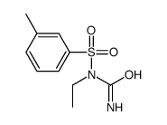 1-ethyl-1-(3-methylphenyl)sulfonylurea结构式