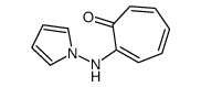 2-(pyrrol-1-ylamino)cyclohepta-2,4,6-trien-1-one结构式