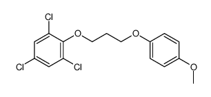 1,3,5-trichloro-2-[3-(4-methoxyphenoxy)propoxy]benzene Structure