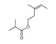 3-methylpent-3-enyl isobutyrate结构式