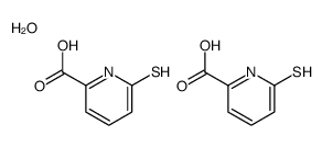6-sulfanylidene-1H-pyridine-2-carboxylic acid,hydrate结构式