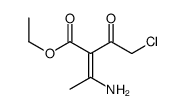 ethyl 3-amino-2-(2-chloroacetyl)but-2-enoate Structure