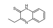 2(1H)-Quinoxalinethione,3-ethyl-(9CI) Structure