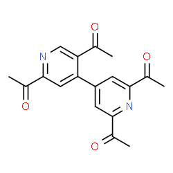 2,2',5,6'-TETRAYLTETRAACETYL-4,4'-BIPYRIDINE结构式