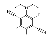 2-(diethylamino)-3,5,6-trifluorobenzene-1,4-dicarbonitrile结构式
