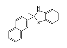 2-methyl-2-naphthalen-2-yl-3H-1,3-benzothiazole Structure