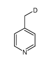 4-methyl-d1-pyridine Structure