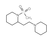 Piperidine,1-(methylsulfonyl)-2-[2-(1-piperidinyl)ethyl]-结构式