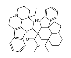 3-(14,15-dihydro-eburnamenin-14-yl)-6,7-didehydro-aspidospermidine-3-carboxylic acid methyl ester结构式
