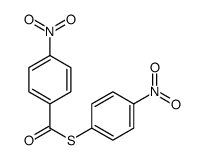 S-(4-nitrophenyl) 4-nitrobenzenecarbothioate结构式