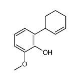2-cyclohex-2-en-1-yl-6-methoxyphenol Structure