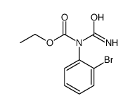 2-(o-Bromophenyl)allophanic acid ethyl ester结构式