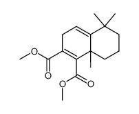 dimethyl 3,5,6,7,8,8a-hexahydro-5,5,8a-trimethylnaphthalene-1,2-dicarboxylate Structure