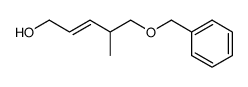 (2E)-5-(benzyloxy)-4-methyl-2-pentenol结构式