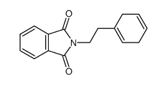 2-(2-(cyclohexa-1,4-dien-1-yl)ethyl)isoindoline-1,3-dione Structure