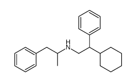 N-(α-Methylphenethyl)-β-phenylcyclohexaneethanamine structure