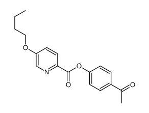 (4-acetylphenyl) 5-butoxypyridine-2-carboxylate结构式