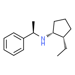 Benzenemethanamine, N-(2-ethylcyclopentyl)-alpha-methyl-, [1R-[1alpha(R*),2alpha]]- (9CI)结构式