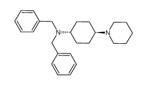 (1r,4r)-N,N-dibenzyl-4-(piperidin-1-yl)cyclohexan-1-amine Structure