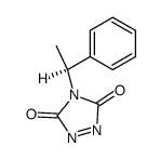 (S)-(-)-4-(α-methylbenzyl)-1,2,4-triazoline-3,5-dione结构式