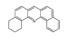 1,2,3,4-tetrahydro-dibenz(c,h)acridine Structure