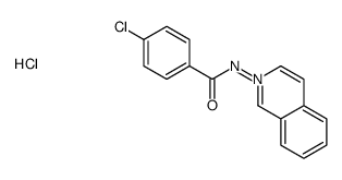 4-chloro-N-isoquinolin-2-ium-2-ylbenzamide,chloride结构式