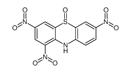 1,3,7-trinitro-10H-phenothiazine 5-oxide Structure