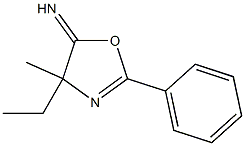 5(4H)-Oxazolimine,4-ethyl-4-methyl-2-phenyl-(9CI) structure