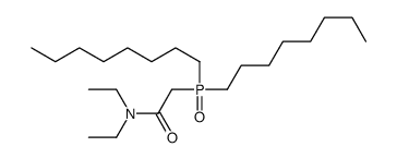 2-dioctylphosphoryl-N,N-diethylacetamide Structure