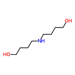 4,4'-Iminodi(1-butanol) structure