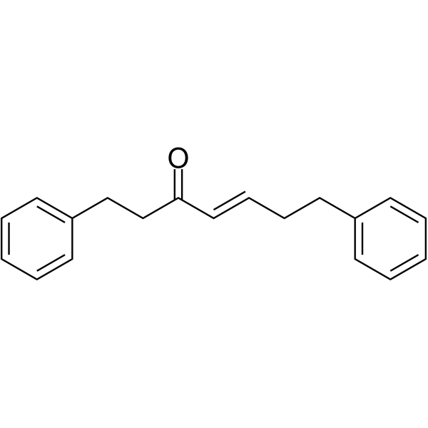 1,7-Diphenyl-4-hepten-3-one structure