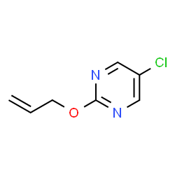 2-allyloxy-5-chloropyrimidine structure