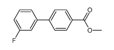 methyl 4-(3-fluorophenyl)benzoate结构式