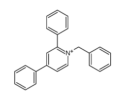 1-benzyl-2,4-diphenylpyridin-1-ium Structure