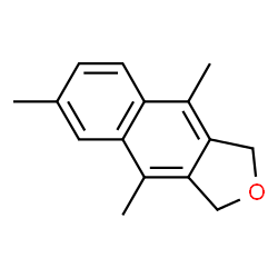 Naphtho[2,3-c]furan, 1,3-dihydro-4,6,9-trimethyl- (9CI) structure