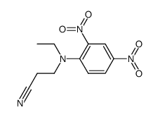 2,4-dinitro-N-ethyl-N-β-cyanoethylaniline结构式