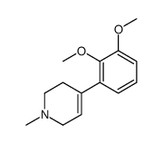 4-(2,3-dimethoxyphenyl)-1-methyl-3,6-dihydro-2H-pyridine Structure