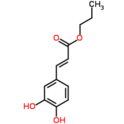2-Propenoic acid, 3-(3,4-dihydroxyphenyl)-, propyl ester picture