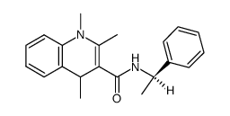 11R-3-(N-α-methylbenzyl)carbamoyl-1,2,4-trimethyl-1,4-dihydroquinoline Structure