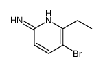 5-溴-6-乙基-2-吡啶胺结构式