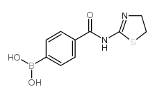 (4-((4,5-Dihydrothiazol-2-yl)carbamoyl)phenyl)boronic acid Structure