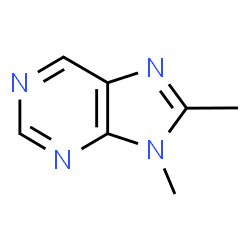 9H-Purine, 8,9-dimethyl- (9CI)结构式