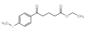 ETHYL 5-(4-METHYLTHIOPHENYL)-5-OXOVALERATE structure