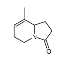 8-methyl-1,5,6,8a-tetrahydroindolizin-3(2H)-one结构式