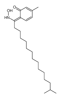 1-(2-hydroxy-4-methylphenyl)isohexadecan-1-one oxime结构式