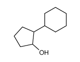 2-cyclohexylcyclopentanol Structure