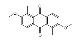 2,6-Dimethoxy-1,5-dimethyl-9,10-anthrachinon Structure