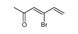 4-bromohexa-3,5-dien-2-one Structure