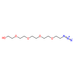 Azido-PEG5-alcohol Structure